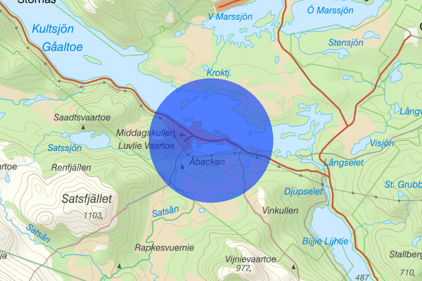 Saxnäs 16 mars 14.53, Fjällräddning, Vilhelmina