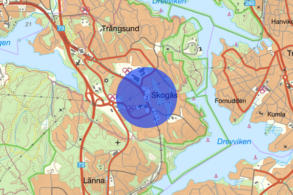 Skogås 17 mars 10.05, Motorfordon, anträffat stulet, Huddinge