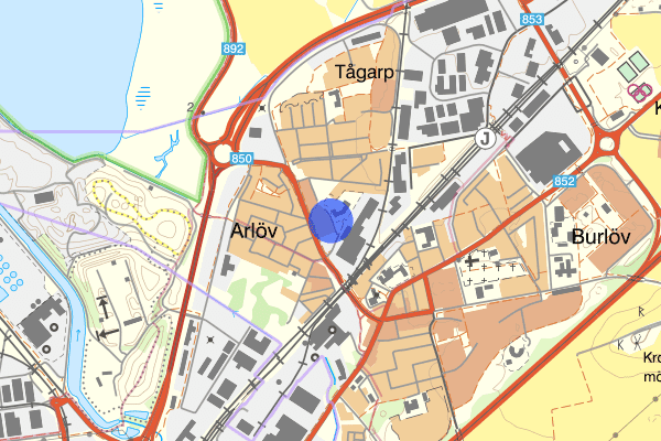 Verkstadsgatan 18 mars 17.58, Farligt föremål, misstänkt, Burlöv