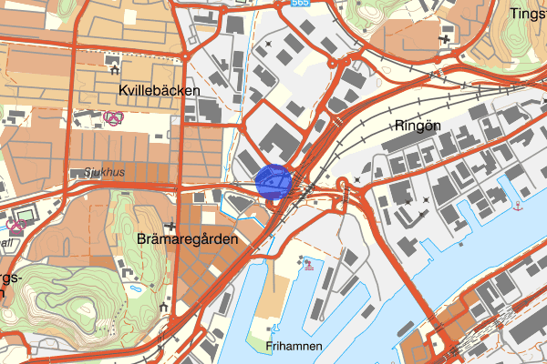 Hjalmar Brantingsplatsen 18 mars 18.35, Rån, Göteborg