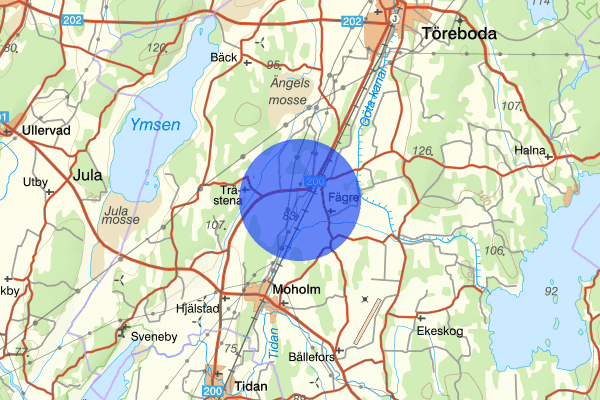 Valla 19 mars 16.45, Rattfylleri, Tjörn
