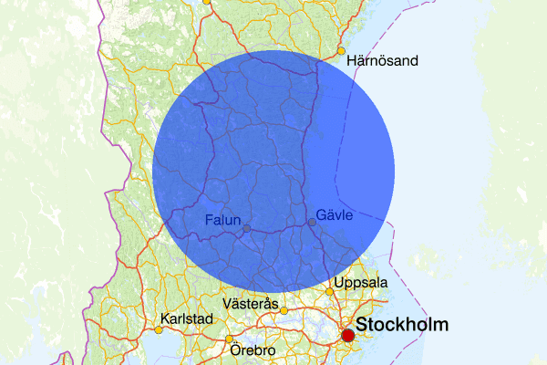 Gävleborgs län 20 mars 05.49, Trafikolycka, personskada, Gävle