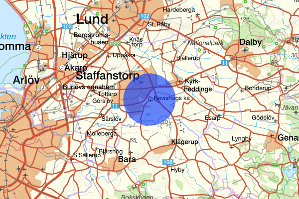 Nevishög 20 mars 06.54, Övrigt, Staffanstorp