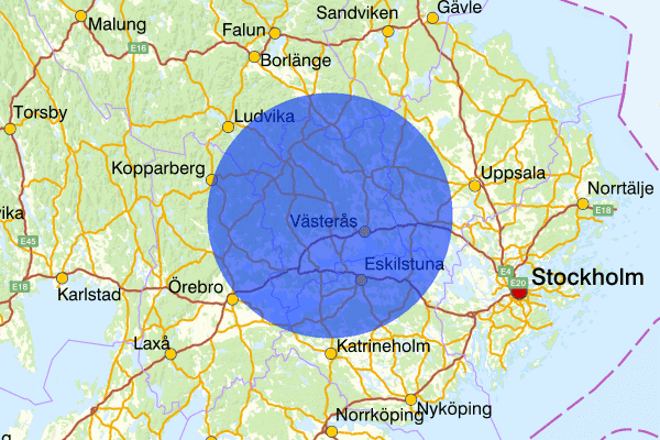 Västmanlands län 20 mars 14.48, Trafikolycka, personskada, Västerås