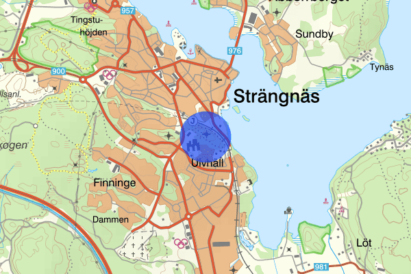 Långberget 20 mars 15.16, Trafikolycka, personskada, Strängnäs