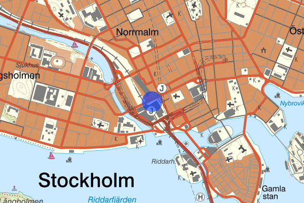 Centralstationen 20 mars 18.49, Kontroll, Stockholm