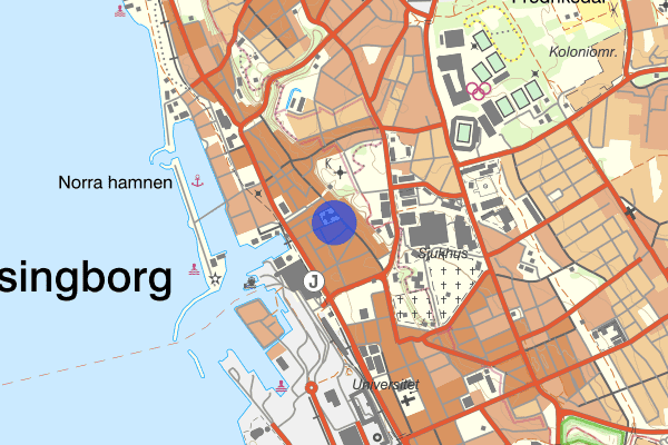 Södra Kyrkogatan 21 mars 02.37, Rån, Helsingborg