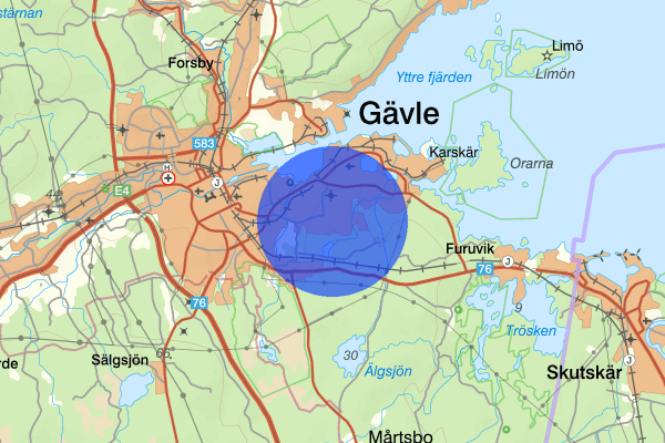 Bomhus 21 mars 03.41, Brand, Gävle