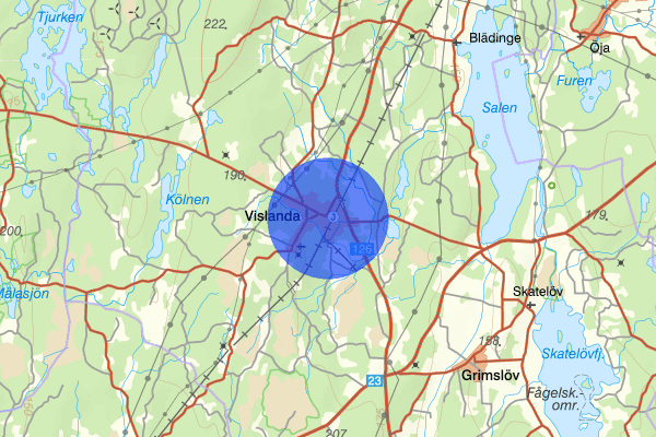 Vislanda 21 mars 08.14, Brand, Alvesta