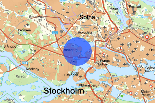 Traneberg 21 mars 15.31, Larm Överfall, Stockholm