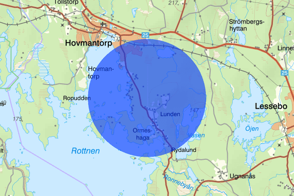 Storgatan 23 mars 00.43, Brand, Lessebo