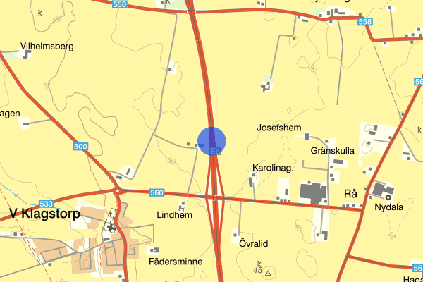 Trafikplats Västra Klagstorp 23 mars 07.39, Trafikolycka, Malmö