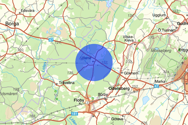 Ullene 23 mars 15.08, Trafikolycka, Falköping