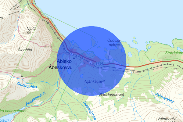Abisko 23 mars 11.38, Fjällräddning, Kiruna