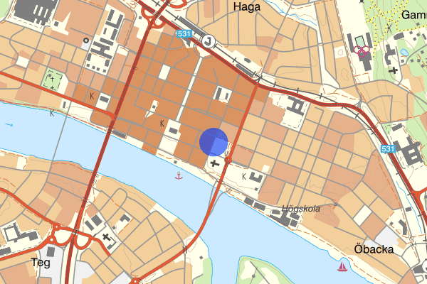 Västra Kyrkogatan 24 mars 19.10, Trafikolycka, Umeå