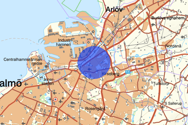 Rostorp 25 mars 18.41, Misshandel, grov, Malmö