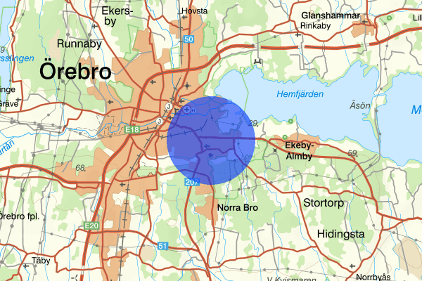 Almby 26 mars 14.29, Trafikolycka, Örebro