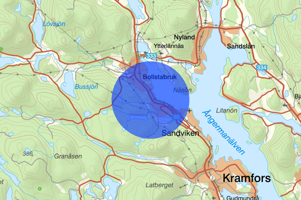 Väja 27 mars 11.42, Trafikolycka, Kramfors