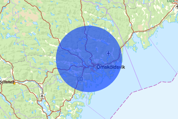 Själevads distrikt 27 mars 13.05, Trafikkontroll, Örnsköldsvik