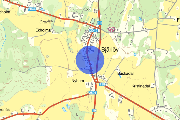 Norra Bjärlövsvägen 27 mars 19.13, Brand, Kristianstad