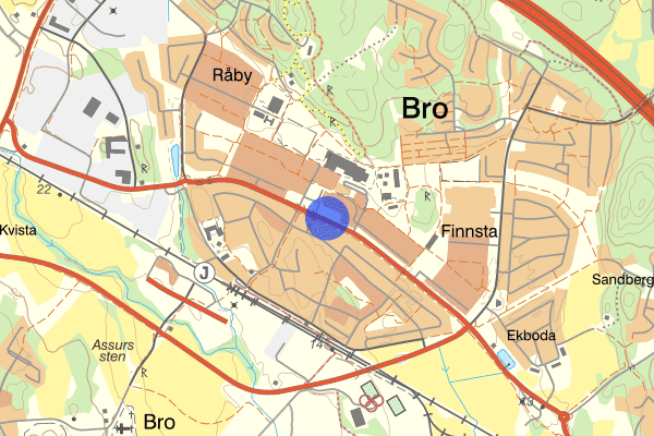 Bro centrum 28 mars 21.07, Misshandel, grov, Upplands-Bro