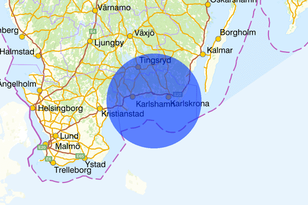 Blekinge län 29 mars 03.39, Rån, försök, Ronneby