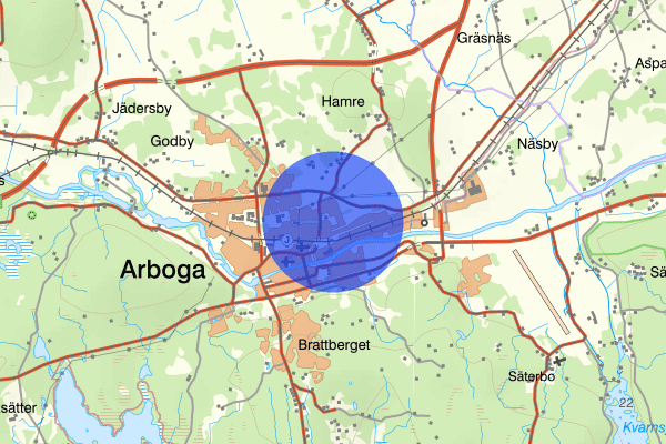 Vasastaden 29 mars 10.06, Skadegörelse, Arboga