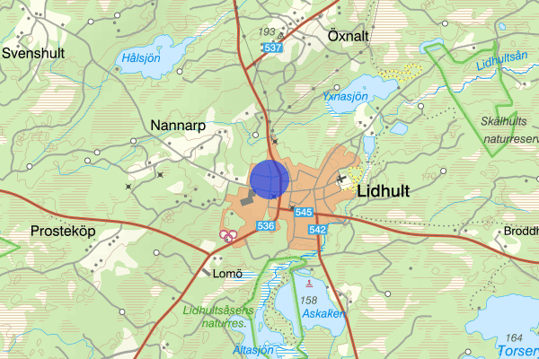 Storgatan 29 mars 19.54, Brand, Ljungby