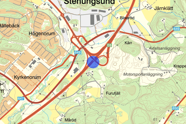 Stenungsundsmotet 30 mars 13.44, Trafikolycka, Stenungsund