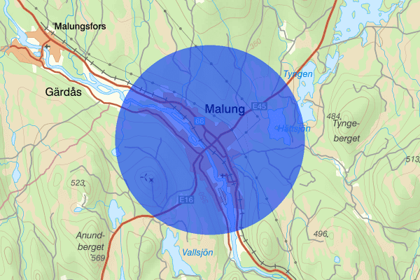 Malung 31 mars 07.00, Sammanfattning natt, Dalarnas län