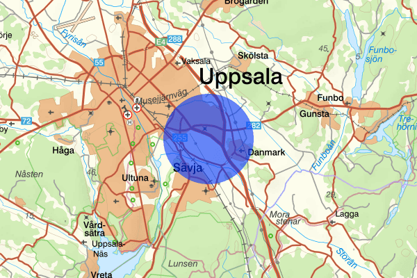 Säby 31 mars 16.47, Trafikolycka, personskada, Uppsala