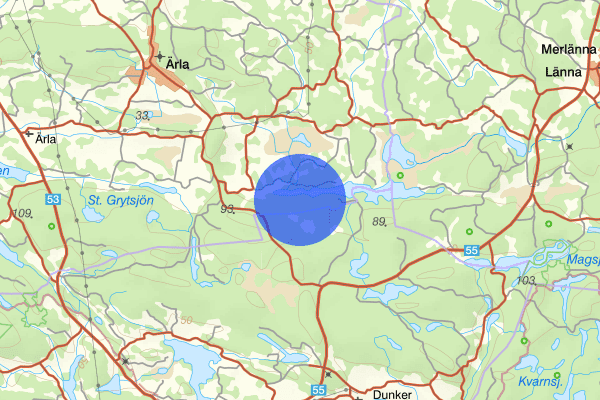 Norra Södermanlands järnväg 01 april 07.27, Sammanfattning natt, Södermanlands län