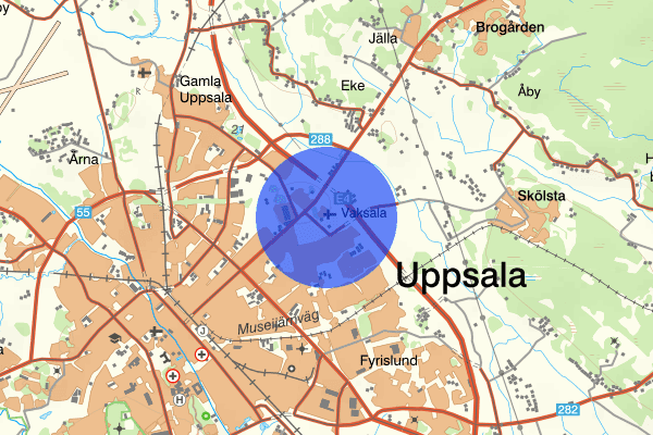 Vaksala 01 april 15.50, Trafikolycka, personskada, Uppsala