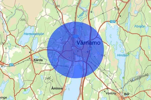 Värnamo 02 april 13.47, Trafikolycka, Värnamo