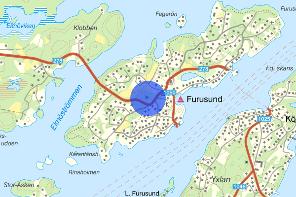 Furusundsvägen 02 april 13.46, Trafikolycka, personskada, Norrtälje