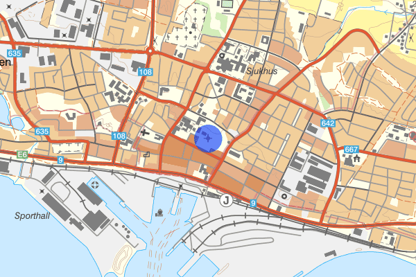 Trelleborgs gamla vattentorn 03 april 18.55, Olaga hot, Trelleborg