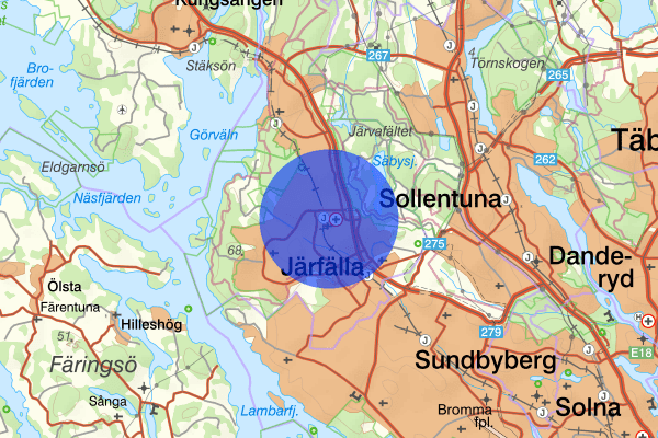 Jakobsberg 04 april 07.23, Rattfylleri, Järfälla