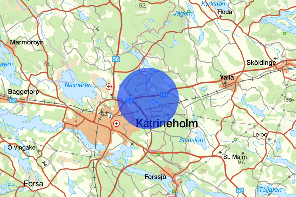 Sågmon 04 april 12.45, Trafikolycka, singel, Katrineholm