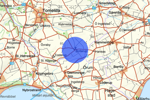 Bollerup 04 april 22.09, Brand, Tomelilla