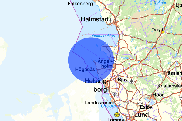  04 april 22.32, Misshandel, Höganäs