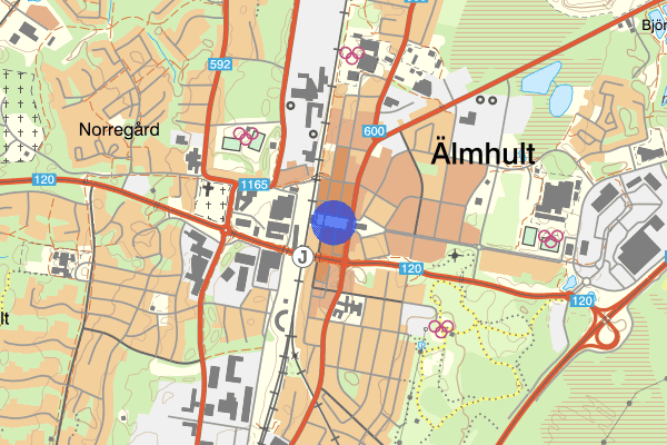 Stortorget 05 april 02.51, Misshandel, Växjö