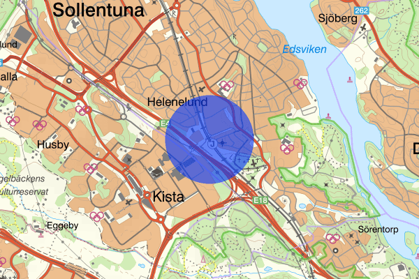 Helenelund 05 april 09.57, Brand, Sollentuna