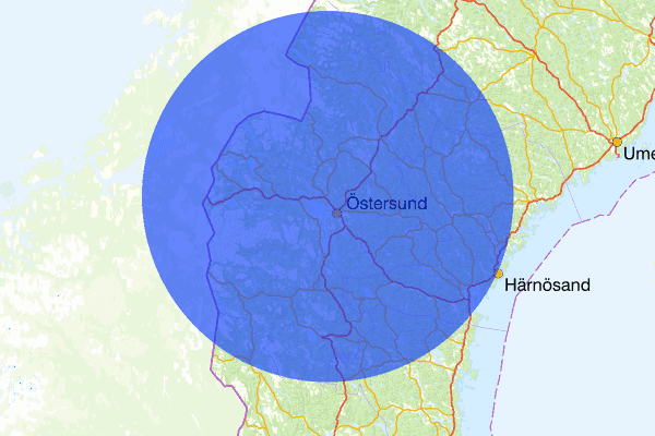 Jämtlands län 05 april 18.55, Information, Härjedalen