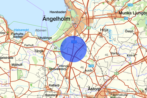 Norra Varalöv 05 april 20.04, Trafikolycka, Ängelholm