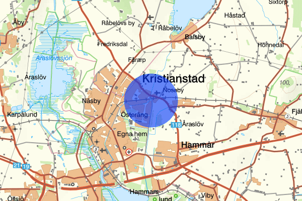 Nosaby 06 april 00.29, Brand, Kristianstad