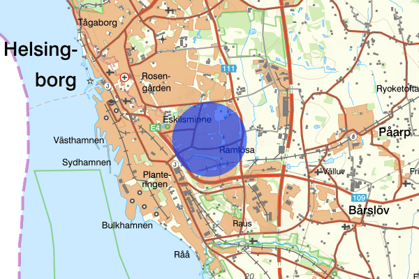 Ramlösagården 05 april 22.10, Inbrott, Helsingborg