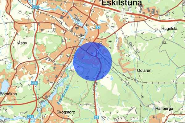 Viptorp 07 april 07.33, Sammanfattning natt, Södermanlands län