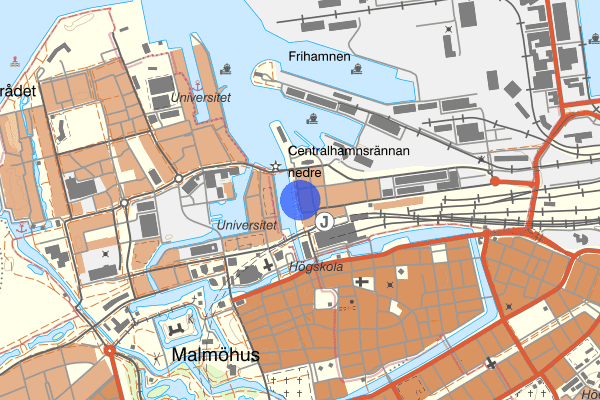 Skeppsbron 07 april 10.37, Farligt föremål, misstänkt, Malmö