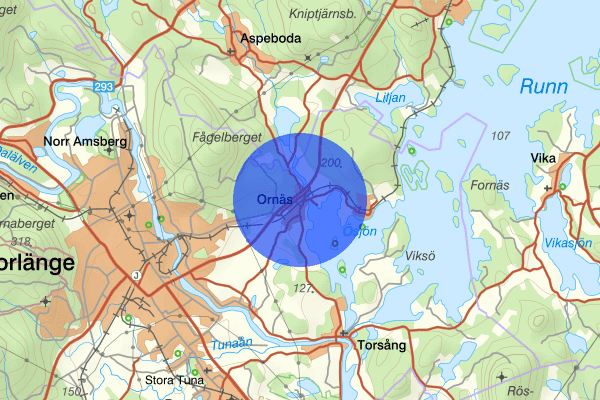Ornäs 07 april 15.37, Försvunnen person, Borlänge