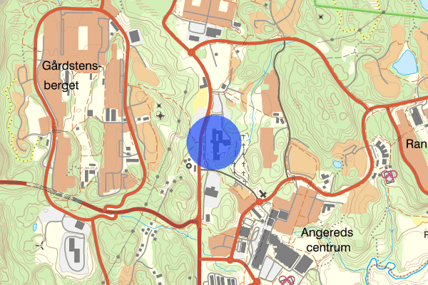 Angeredsvinkeln 08 april 12.52, Trafikolycka, personskada, Göteborg